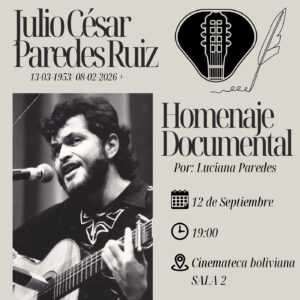Homenaje a Julio Cesar Paredes