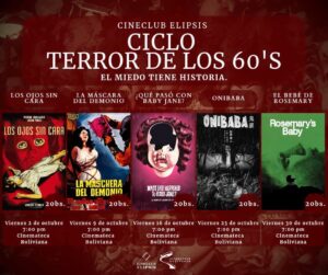 Cineclub Elipsis. Ciclo de terror de los 60s. El miedo tiene historia. ¿Qué fue de Baby Jane?